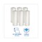 Boardwalk 33 in. x 39 in. 33 gal. 0.6 mil Perforated Roll Low-Density Waste Can Liners - White (150/Carton)